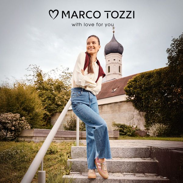 MARCO TOZZI Plateausneaker, Freizeitschuh, Halbschuh, Schnürschuh günstig online kaufen