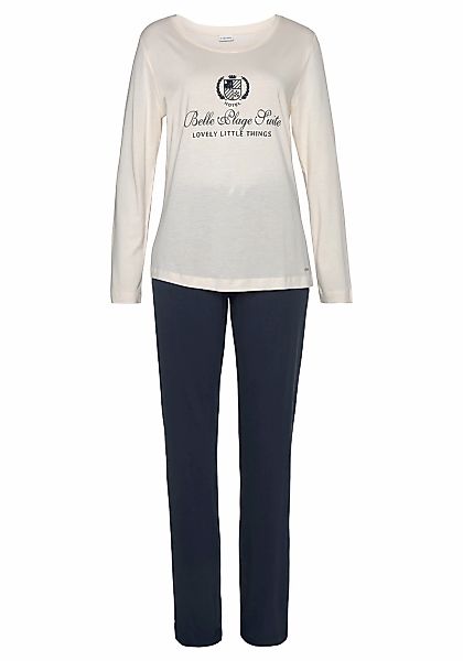 LASCANA Pyjama, 2 Stk. mit Flockdruck günstig online kaufen