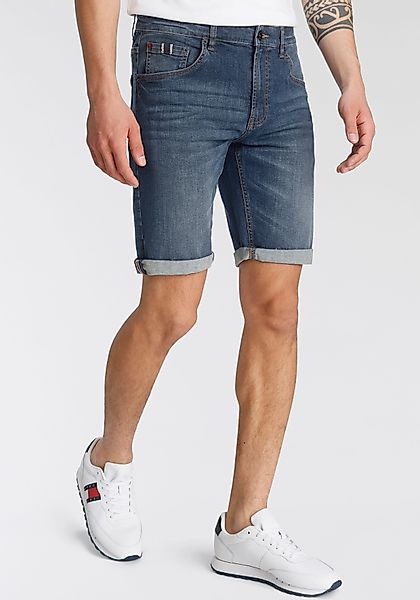 H.I.S Jeansshorts DEYO gerader Schnitt, Used-Waschung, günstig online kaufen