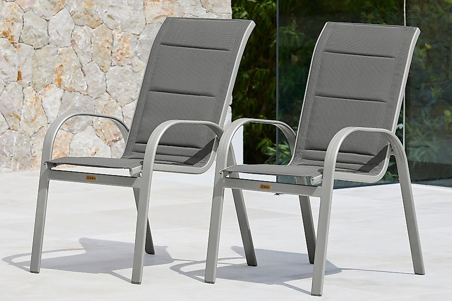 MERXX Stapelstuhl Amalfi Deluxe (Set, 2 günstig online kaufen