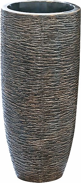 GILDE Übertopf »Giant, antik bronzefarben«, (1 St.), goldfarben, Fiberglas günstig online kaufen