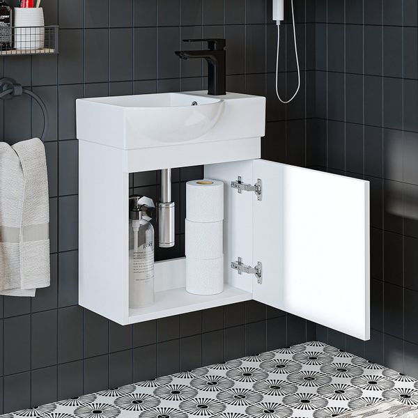 Roomart Badmöbel-Set PUNTO, (Unterschrank mit Waschbecken günstig online kaufen