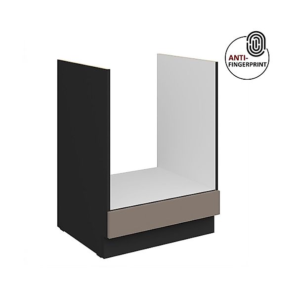 Küchen-Preisbombe Herdumbauschrank 60 cm Küche ARIA Sandgrau ultra matt Ant günstig online kaufen