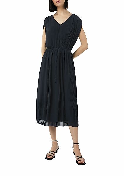 Comma Midikleid, ohne Ärmel und mit Kordel günstig online kaufen