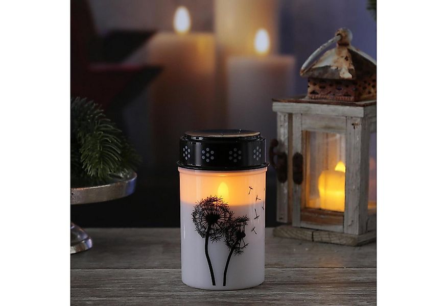 MARELIDA LED-Kerze LED Grablicht Grabkerze Pusteblume bis 2500 Std. Friedho günstig online kaufen