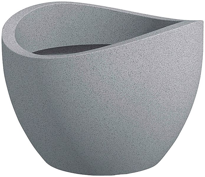 Scheurich Pflanzgefäß Wave Globe Ø 50 cm Stony-Grey günstig online kaufen
