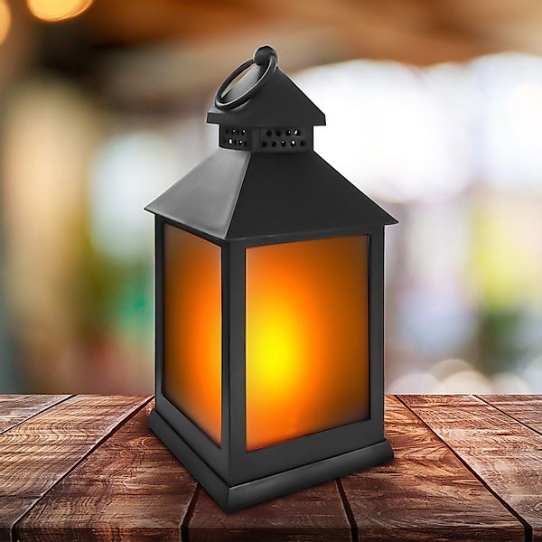 EAXUS LED Laterne Sturmlaterne mit Flammeneffekt günstig online kaufen