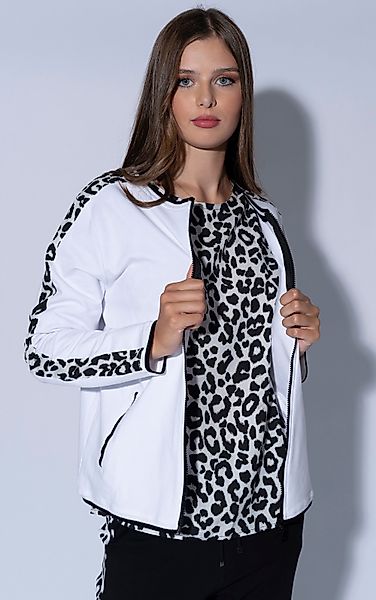 Passioni Sommerjacke Sportliche Jacke in Weiß günstig online kaufen