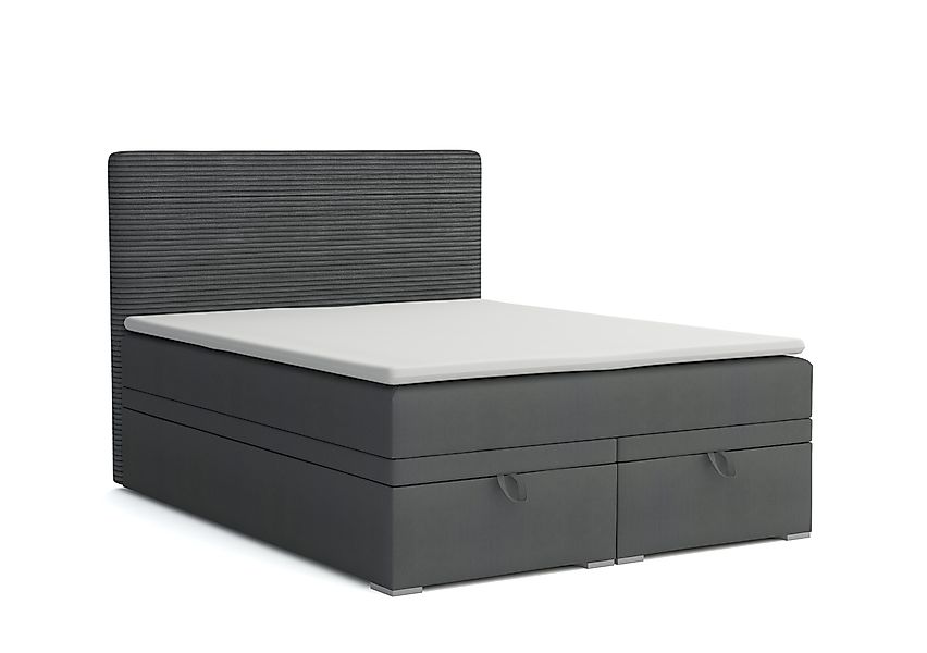 Deine Möbel 24 Boxspringbett DARO Boxbett Polsterbett Komplettbett Bett mit günstig online kaufen