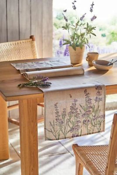 HOME Living Tischläufer Lavendel Tischläufer beige günstig online kaufen