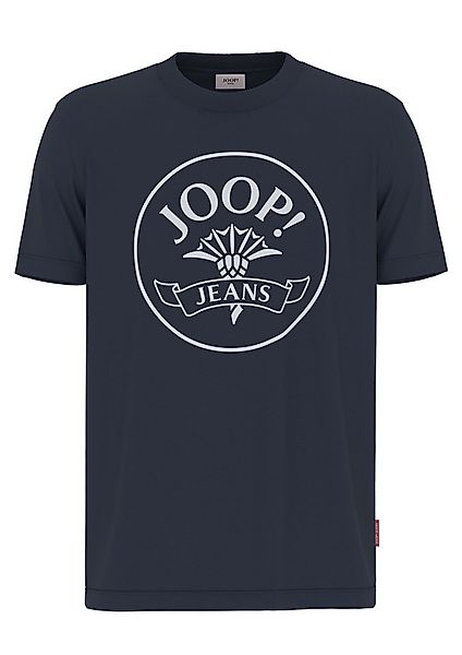 Joop Jeans Kurzarmshirt mit Logoprint in Kontrastfarbe günstig online kaufen