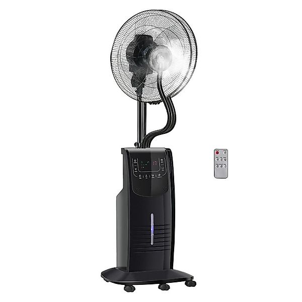 HOMCOM Ventilator schwarz Polypropylen Edelstahl Kunststoff B/H/L: ca. 44,5 günstig online kaufen