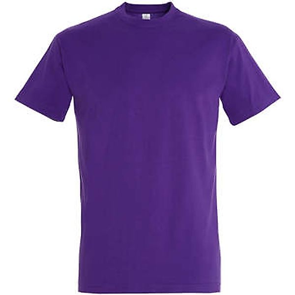 Sols  T-Shirt IMPERIAL camiseta color Morado Oscuro-100% algodón semi-peina günstig online kaufen