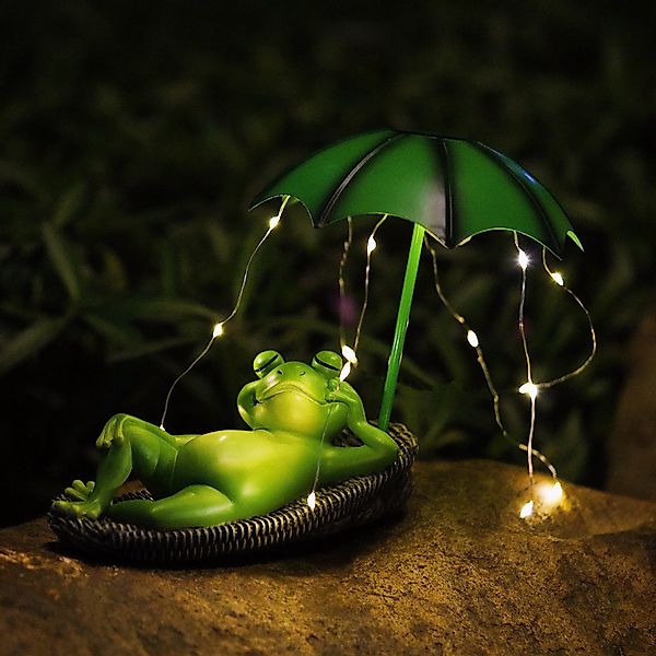 BlingBin Skulptur Wasserdichte Ausgehöhlt Solar Lotusblüten günstig online kaufen
