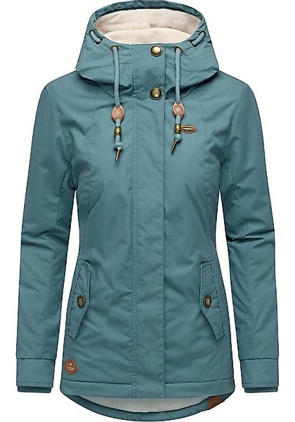 Ragwear Winterjacke Monade Damen Winterparka mit Kapuze und m. Fleece gefüt günstig online kaufen