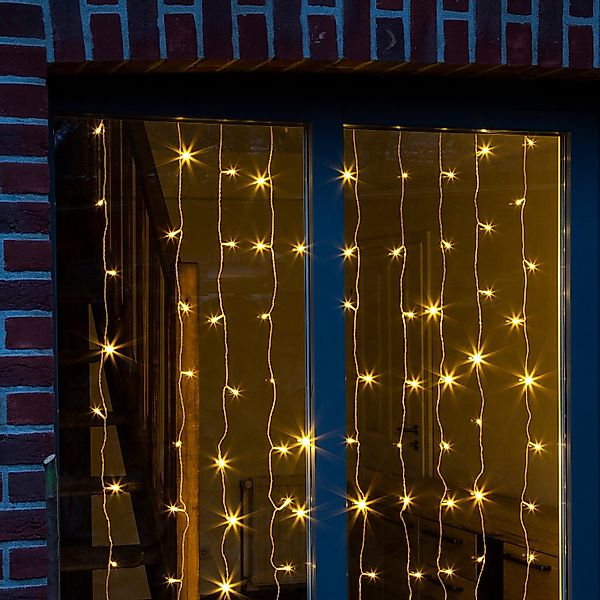 GartenHero LED-Lichtervorhang 120 LED Lichtervorhang Lichternetz günstig online kaufen
