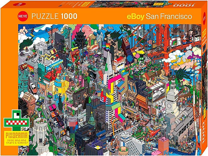 HEYE Puzzle San Francisco Quest, Pixorama, günstig online kaufen