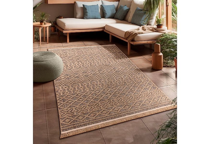 Paco Home Teppich Cologne 495, rechteckig, Höhe: 11 mm, Flachgewebe, melier günstig online kaufen