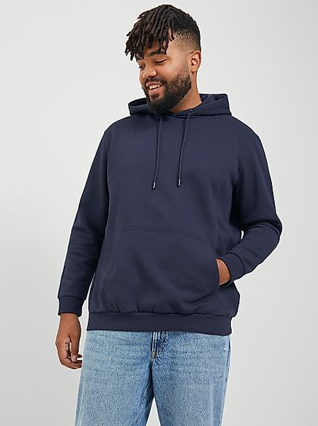 Jack&Jones Hoodie aus Baumwoll-Mix Farbe blau Größe: 3XL günstig online kaufen