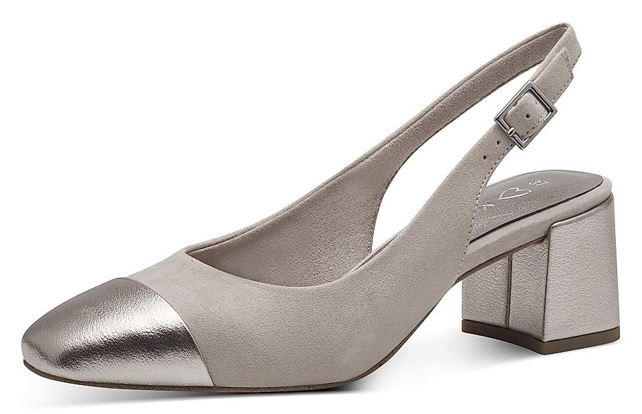 MARCO TOZZI Slingpumps, Abendschuh, Sommerschuh, Blockabsatz, günstig online kaufen
