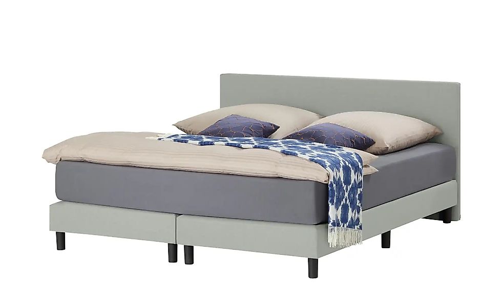 Boxspringbett  Cisano ¦ grau ¦ Maße (cm): B: 140 H: 91 Betten > Boxspringbe günstig online kaufen