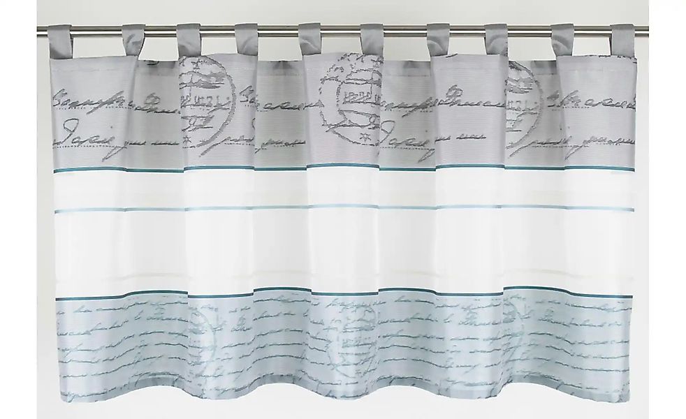 Clever-Kauf-24 Panneaux Design Schlaufenpanneaux, 2288, weiß-petrol-grau, günstig online kaufen