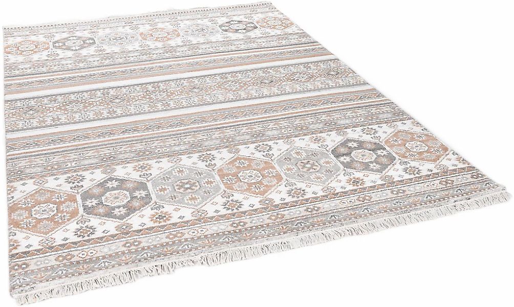 THEKO Wollteppich "Imperial Schaal - 1719" rechteckig 10 mm Höhe reine Woll günstig online kaufen