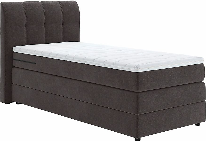 Home affaire Boxspringbett "Finja" besonders komfortable Liegehöhe, mit pra günstig online kaufen