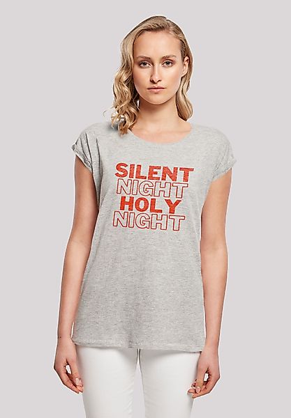 F4NT4STIC T-Shirt "Silent Night Holy Night Weihnachten" Print günstig online kaufen