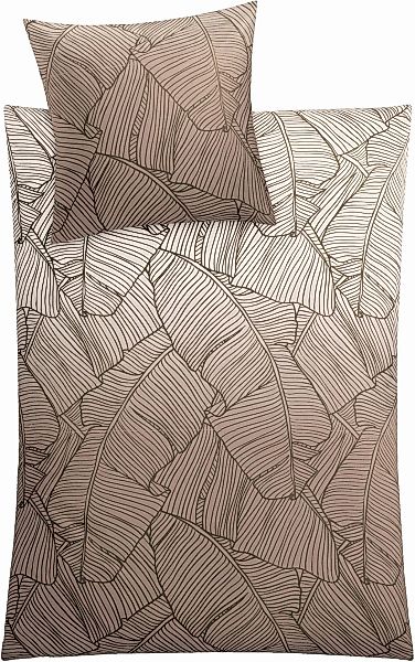 Kleine Wolke Bettwäsche "Vero" 2 Stk. mit Palmenblattmuster günstig online kaufen