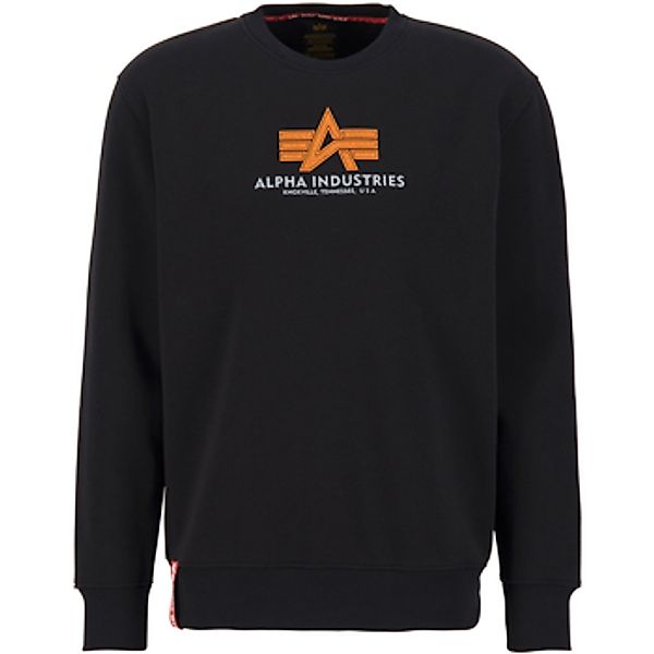 Alpha  Sweatshirt Basic Sweater Rubber - black günstig online kaufen