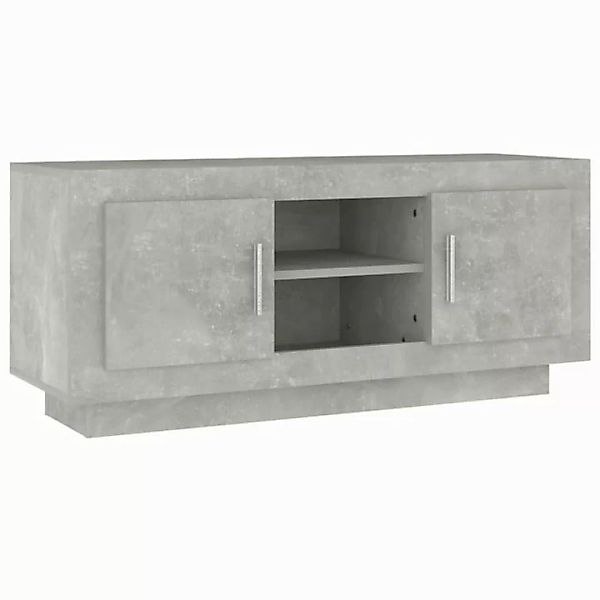 furnicato TV-Schrank Betongrau 102x35x45 cm Holzwerkstoff (1-St) günstig online kaufen