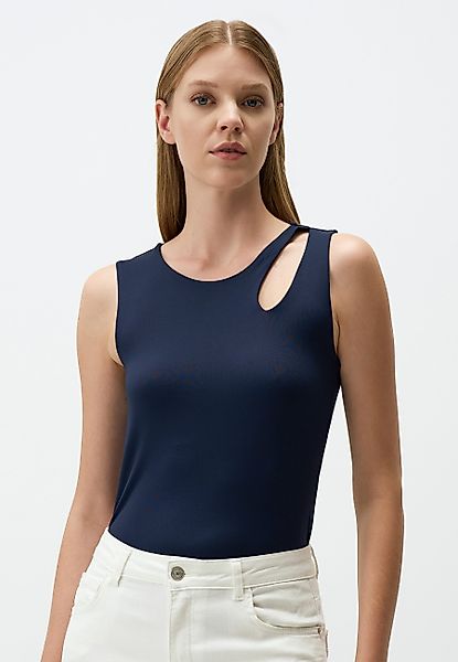 Jimmy Key Tanktop Asymmetrischer Ausschnitt Slim günstig online kaufen