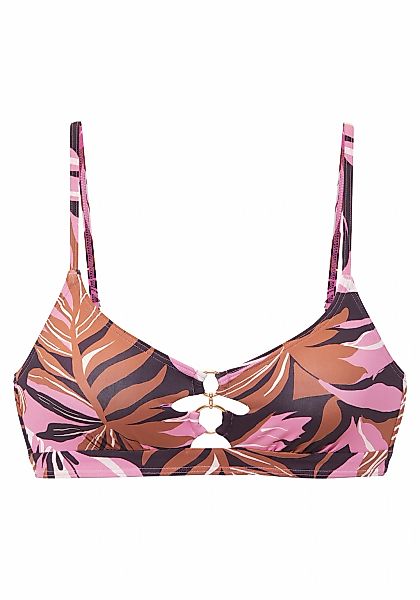 Sunseeker Bustier-Bikini-Top "Adila" mit goldfarbenen Zierringen günstig online kaufen