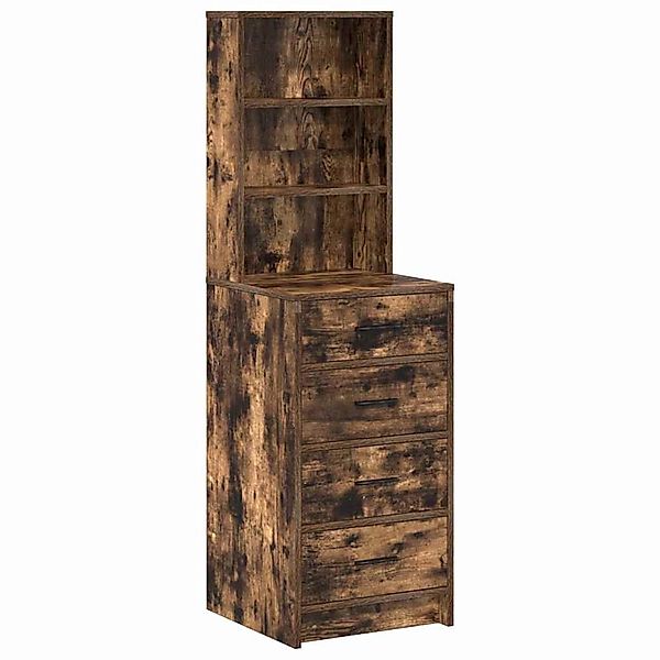 vidaXL Highboard Räuchereiche 40 x 41 x 135 cm Holzwerkstoff 865050 günstig online kaufen