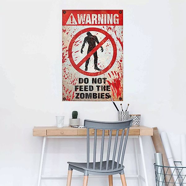 Reinders Poster "Warning Do Not Feed The Zombies", (1 St.) günstig online kaufen
