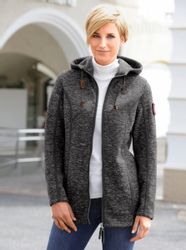 Casual Looks Kapuzenfleecejacke günstig online kaufen