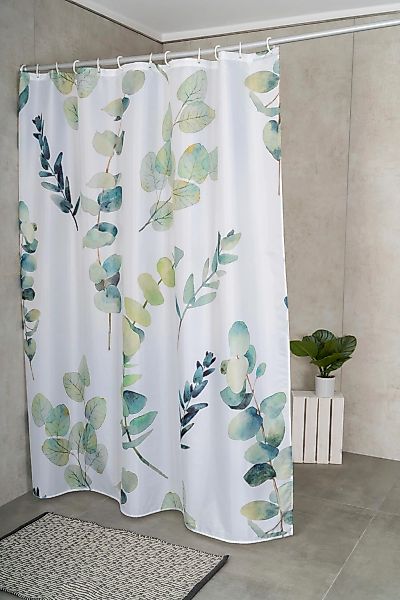 Ridder Duschvorhang »Eukalyptus«, (1 tlg.), inkl. Ringe günstig online kaufen