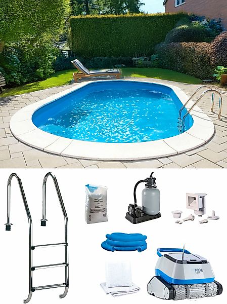 my POOL BWT Ovalpool "POWER, BxLxH: 400x800x150 cm" in 2 Folienfarben erhäl günstig online kaufen