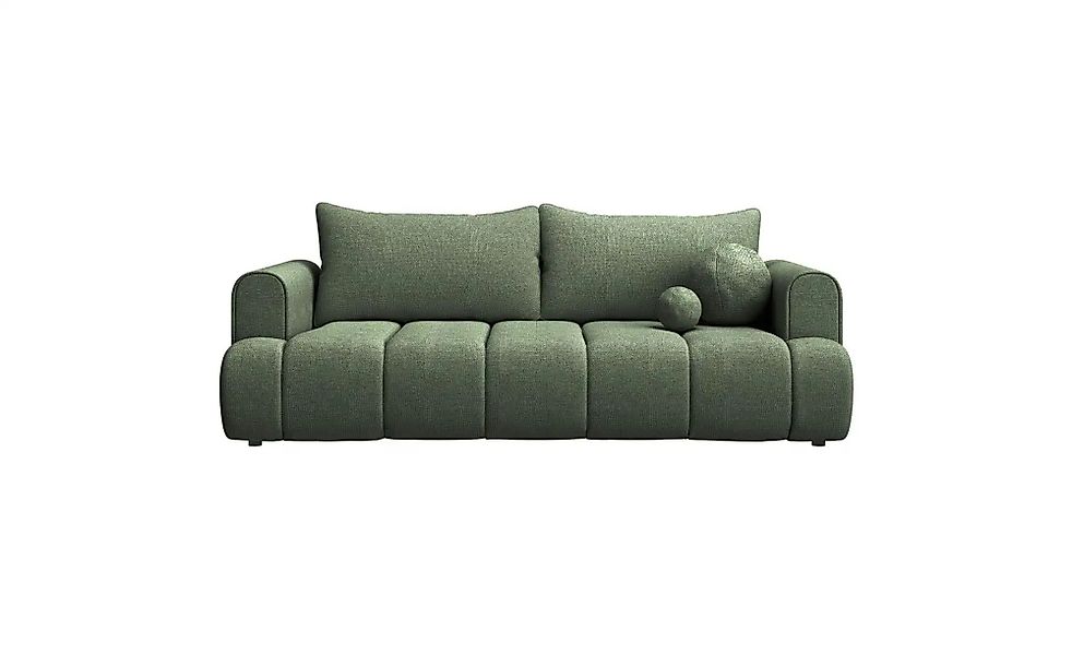 Selsey Schlafsofa   Dandelino ¦ grün ¦ Maße (cm): B: 250 H: 90 Polstermöbel günstig online kaufen