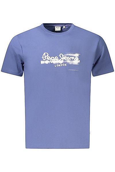 Pepe Jeans T-Shirt Herren Kurzarm T-Shirt Blau aus Bio-Baumwolle mit günstig online kaufen