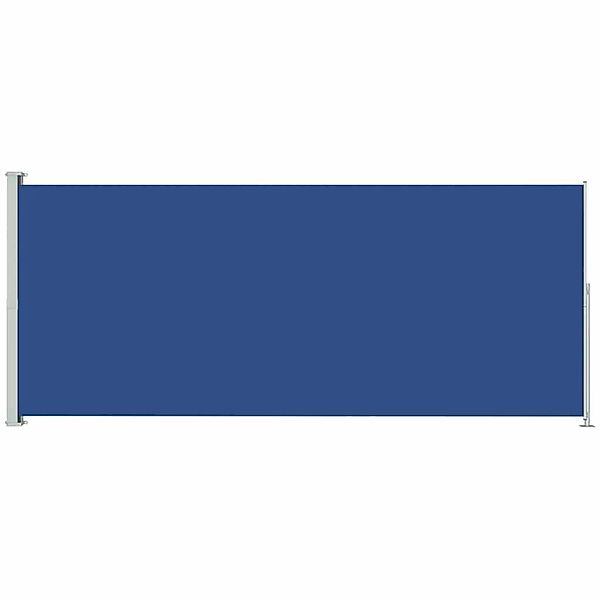 furnicato Seitenmarkise Ausziehbar 180x500 cm Blau günstig online kaufen