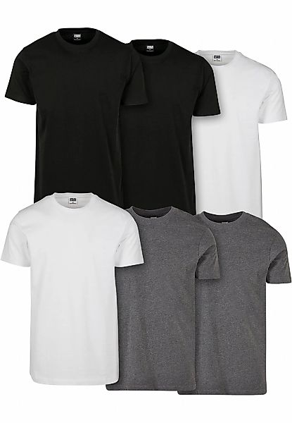 URBAN CLASSICS T-Shirt "Urban Classics Herren Basic Tee 6-Pack", (1 tlg.) günstig online kaufen