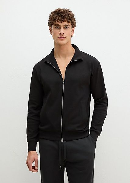 Marc O'Polo Sweatjacke Mix N Match Interlock mit kleinem Stehkragen, Reißve günstig online kaufen