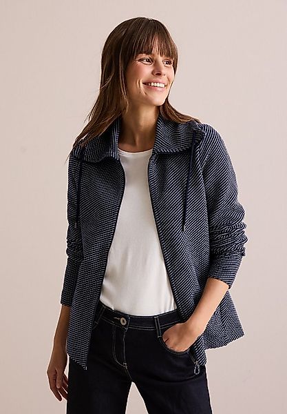 CECIL Cardigan mit Tunnelzugband am Kragen günstig online kaufen