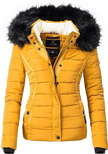 Navahoo Steppjacke Miamor hochwertige Winterjacke m. voluminöser Kunstpelz- günstig online kaufen