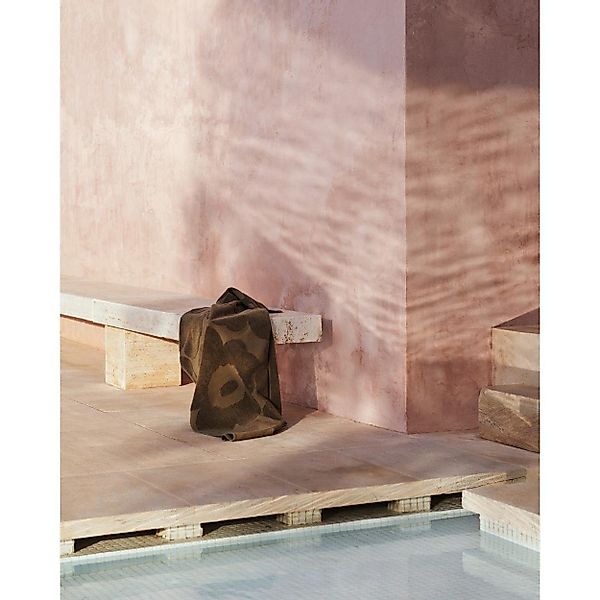 Marimekko Badetücher Gästehandtuch Unikko Dark Sand günstig online kaufen