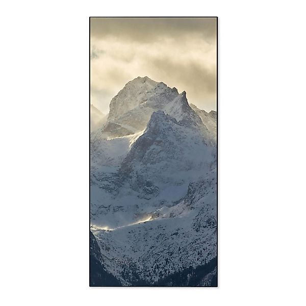 Banjado Magnettafel 37x78cm Magnetwand  Schwarz Aus Metall Magnetpinnwand P günstig online kaufen