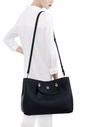 Tommy Hilfiger Henkeltasche TH EMBLEM SATCHEL, günstig online kaufen