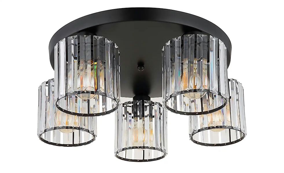 Globo Lighting Deckenleuchte   ¦ schwarz ¦ Maße (cm): B: 46,5 H: 18  Ø: 46. günstig online kaufen